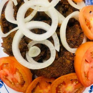 Suya  Plate (Grilled Goat/Beef meat seasoned with African Spices). Per Plate