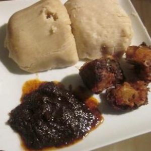 Kenkey And Shito with Fish
