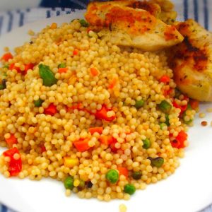 Couscous With Mix Vegetable And Chicken