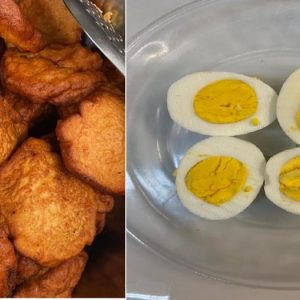 Akara, Boiled Egg And Juice